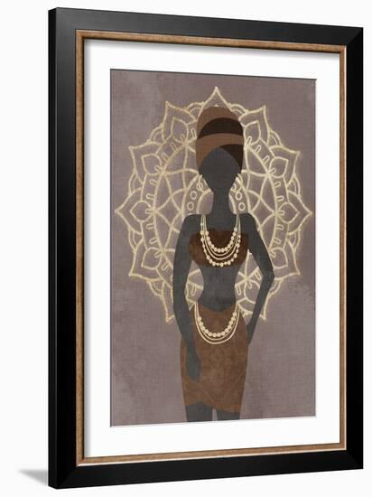 Medallion Woman 2-Kimberly Allen-Framed Art Print