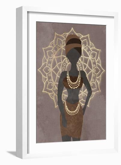 Medallion Woman 2-Kimberly Allen-Framed Art Print