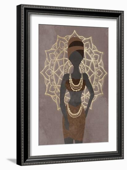 Medallion Woman 2-Kimberly Allen-Framed Art Print