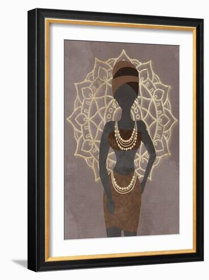 Medallion Woman 2-Kimberly Allen-Framed Art Print