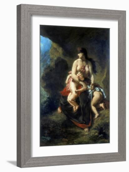 Medea, 1862-Eugene Delacroix-Framed Giclee Print