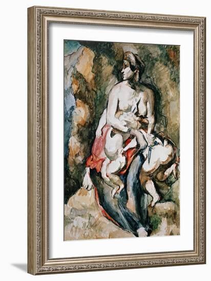 Medea, 1880-Paul Cézanne-Framed Giclee Print
