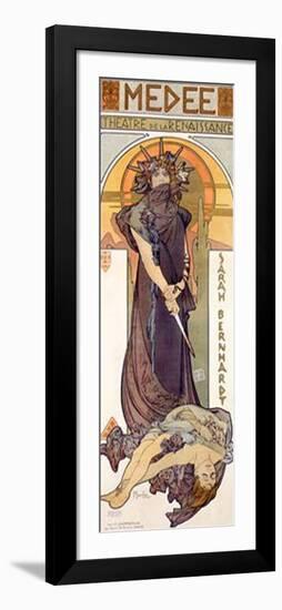Medee, Sarah Bernhardt-Alphonse Mucha-Framed Giclee Print