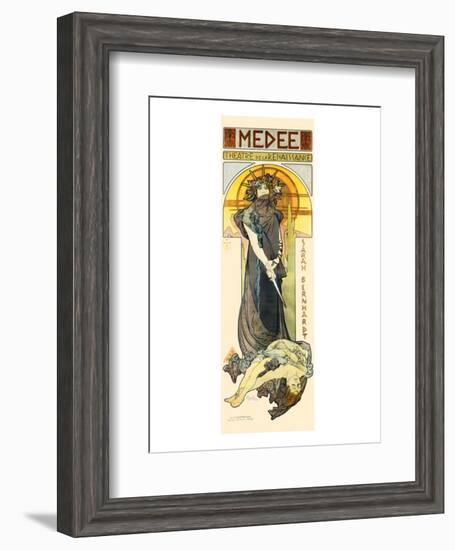 Medee-Alphonse Mucha-Framed Premium Giclee Print