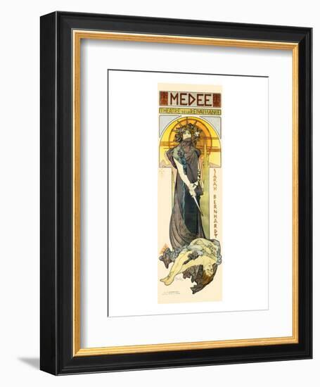 Medee-Alphonse Mucha-Framed Premium Giclee Print