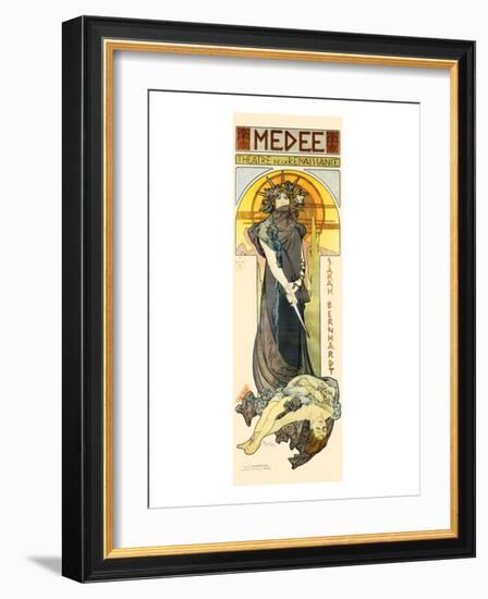 Medee-Alphonse Mucha-Framed Premium Giclee Print