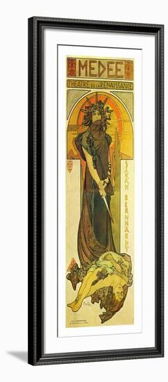 Medee-Alphonse Mucha-Framed Art Print