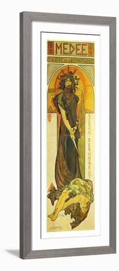 Medee-Alphonse Mucha-Framed Art Print