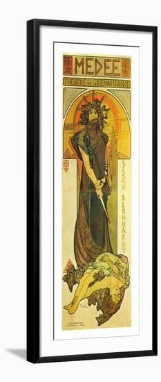 Medee-Alphonse Mucha-Framed Art Print