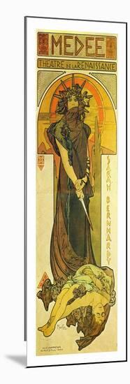 Medee-Alphonse Mucha-Mounted Art Print