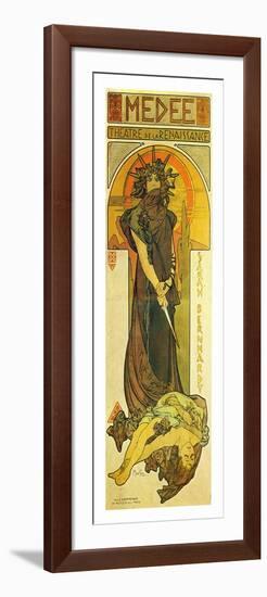 Medee-Alphonse Mucha-Framed Art Print