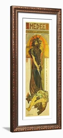 Medee-Alphonse Mucha-Framed Art Print