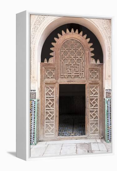 Medersa Ali Ben Youssef (Madrasa Bin Yousuf), Medina, Marrakesh, Morocco-Stephen Studd-Framed Premier Image Canvas