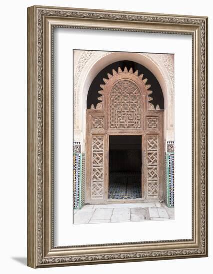 Medersa Ali Ben Youssef (Madrasa Bin Yousuf), Medina, Marrakesh, Morocco-Stephen Studd-Framed Photographic Print