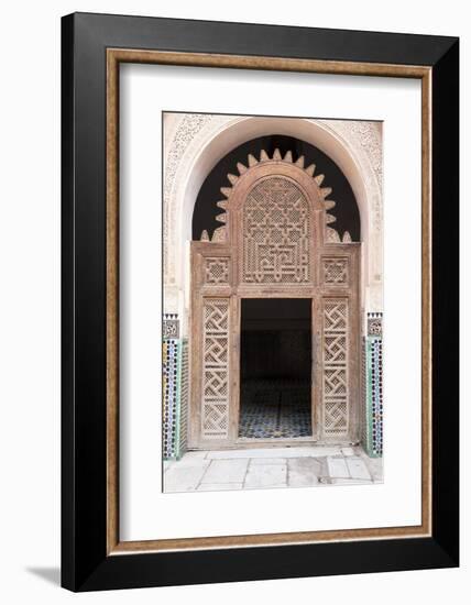 Medersa Ali Ben Youssef (Madrasa Bin Yousuf), Medina, Marrakesh, Morocco-Stephen Studd-Framed Photographic Print