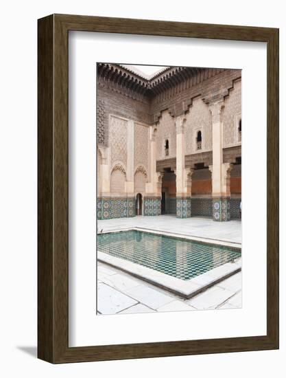 Medersa Ben Youssef Central Courtyard-Matthew Williams-Ellis-Framed Photographic Print