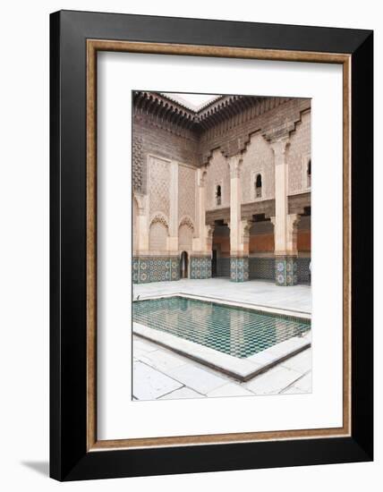 Medersa Ben Youssef Central Courtyard-Matthew Williams-Ellis-Framed Photographic Print