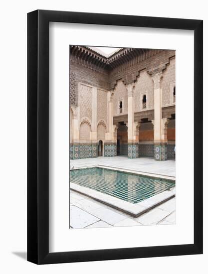 Medersa Ben Youssef Central Courtyard-Matthew Williams-Ellis-Framed Photographic Print