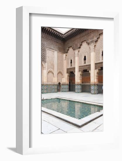 Medersa Ben Youssef Central Courtyard-Matthew Williams-Ellis-Framed Photographic Print