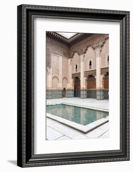 Medersa Ben Youssef Central Courtyard-Matthew Williams-Ellis-Framed Photographic Print