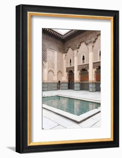 Medersa Ben Youssef Central Courtyard-Matthew Williams-Ellis-Framed Photographic Print