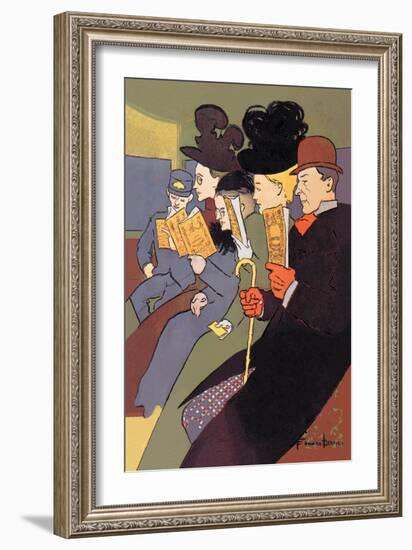 Media, 1897-Edward Penfield-Framed Art Print