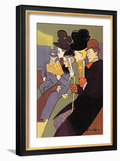 Media, 1897-Edward Penfield-Framed Art Print