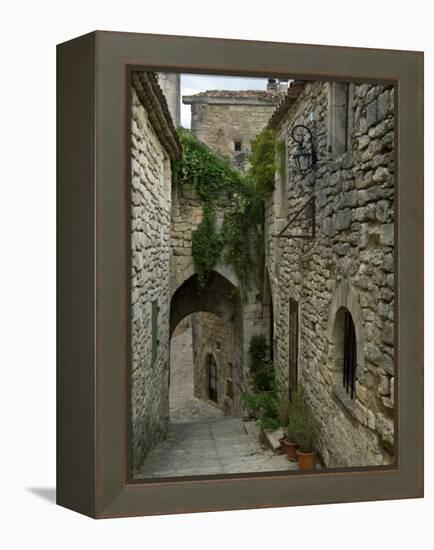 Mediaeval Alley in the Village of Lacoste, Provence, France-Philippe Clement-Framed Premier Image Canvas