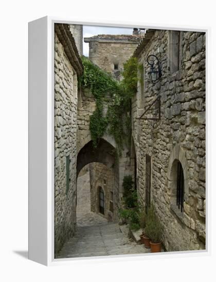 Mediaeval Alley in the Village of Lacoste, Provence, France-Philippe Clement-Framed Premier Image Canvas