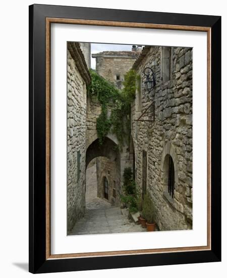 Mediaeval Alley in the Village of Lacoste, Provence, France-Philippe Clement-Framed Photographic Print