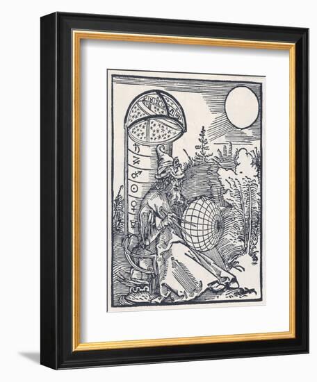 Mediaeval Astronomer-Albrecht Dürer-Framed Art Print