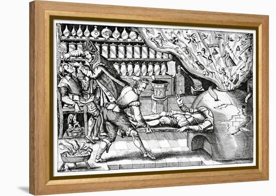 Medical Purging, Satirical Artwork-Science Photo Library-Framed Premier Image Canvas