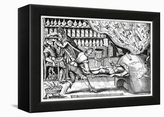 Medical Purging, Satirical Artwork-Science Photo Library-Framed Premier Image Canvas