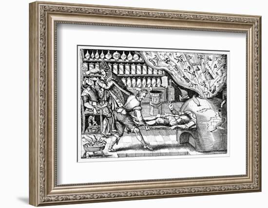 Medical Purging, Satirical Artwork-Science Photo Library-Framed Photographic Print