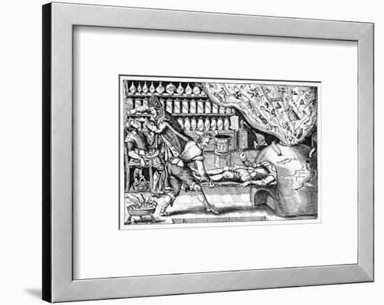 Medical Purging, Satirical Artwork-Science Photo Library-Framed Photographic Print