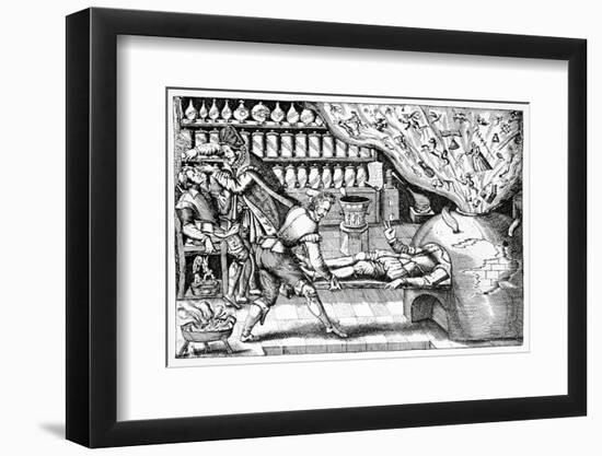 Medical Purging, Satirical Artwork-Science Photo Library-Framed Photographic Print