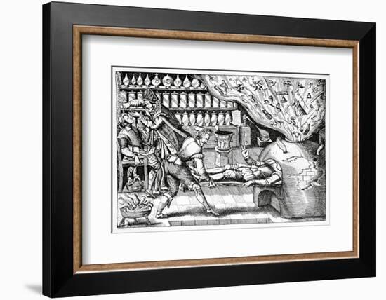 Medical Purging, Satirical Artwork-Science Photo Library-Framed Photographic Print