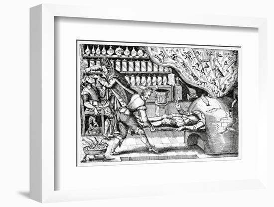 Medical Purging, Satirical Artwork-Science Photo Library-Framed Photographic Print