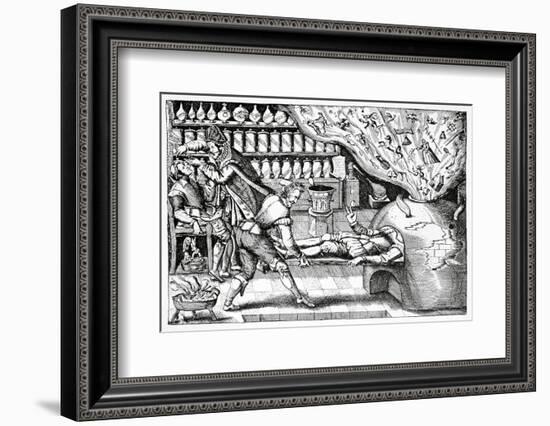 Medical Purging, Satirical Artwork-Science Photo Library-Framed Photographic Print