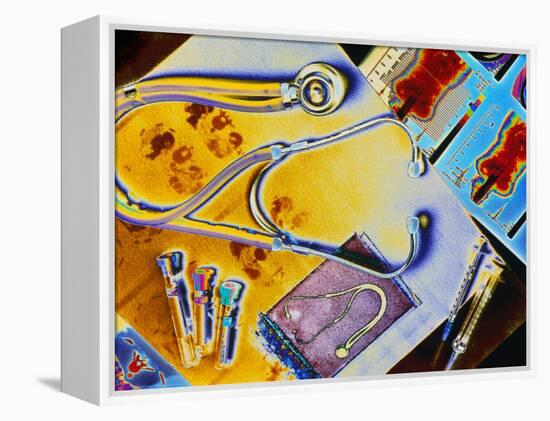 Medical Still Life-Chris Rogers-Framed Premier Image Canvas