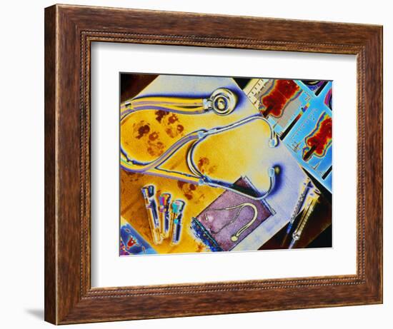 Medical Still Life-Chris Rogers-Framed Premium Photographic Print