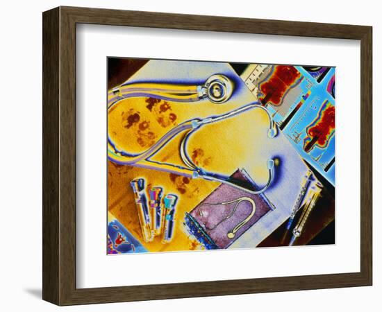 Medical Still Life-Chris Rogers-Framed Photographic Print