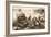 Medical Team Assist their Wounded Comrades in the Midst of Enemy Artilley Fire (B/W Photo)-German photographer-Framed Giclee Print