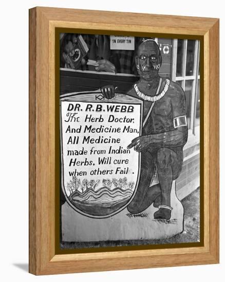 Medicine Man, 1938-Russell Lee-Framed Premier Image Canvas