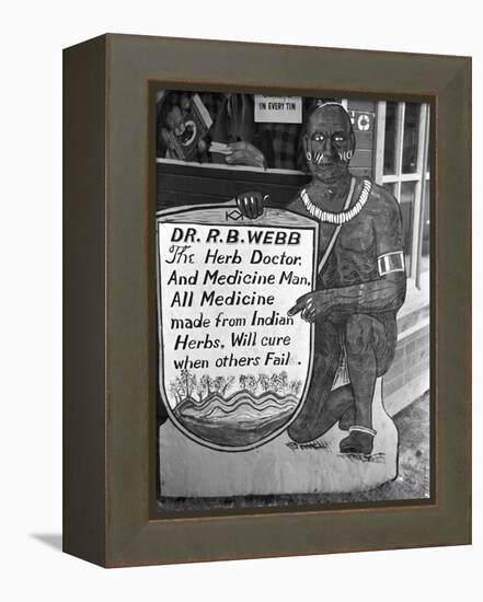 Medicine Man, 1938-Russell Lee-Framed Premier Image Canvas