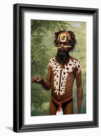 Medicine Man, Australia, 1922-Spencer and Gillen-Framed Giclee Print