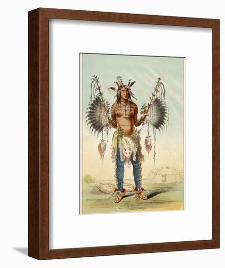 Medicine Man of the Mandan People-George Catlin-Framed Photographic Print