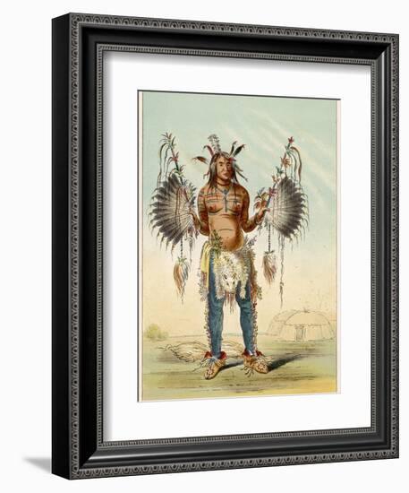 Medicine Man of the Mandan People-George Catlin-Framed Photographic Print