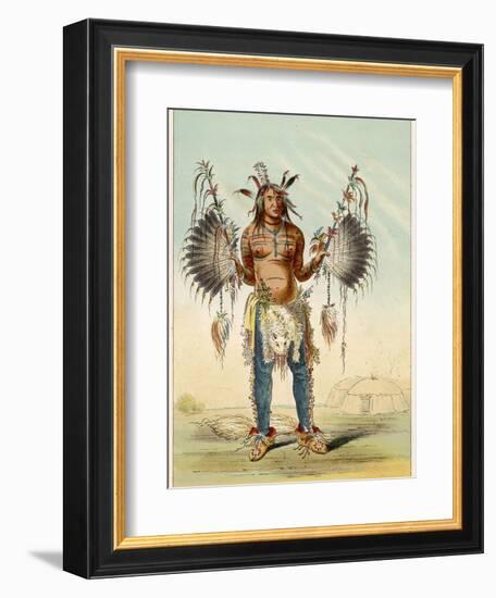 Medicine Man of the Mandan People-George Catlin-Framed Photographic Print