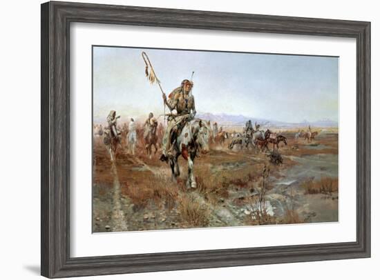 Medicine Man-Charles Marion Russell-Framed Art Print